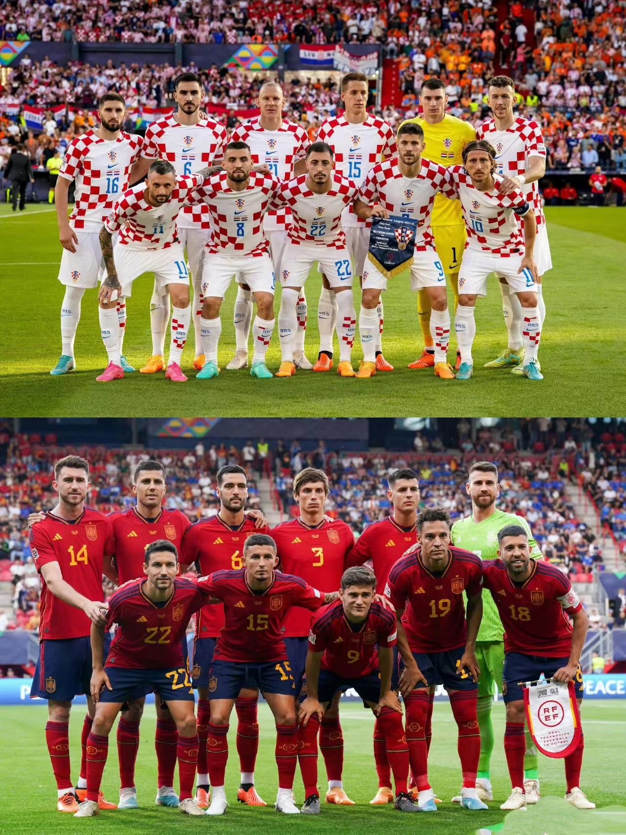 El festín visual de las camisetas en la final de la UEFA Nations League El festín visual de las camisetas en la final de la UEFA Nations League